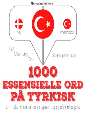 cover image of 1000 essentielle ord på tyrkisk